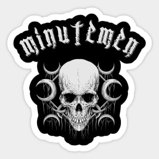 minutemen the darkness Sticker